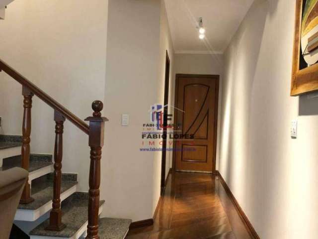 Apartamento Triplex com 3 dormitórios à venda, 210 m² por R$ 995.000,00 - Santa Maria - Santo André/SP