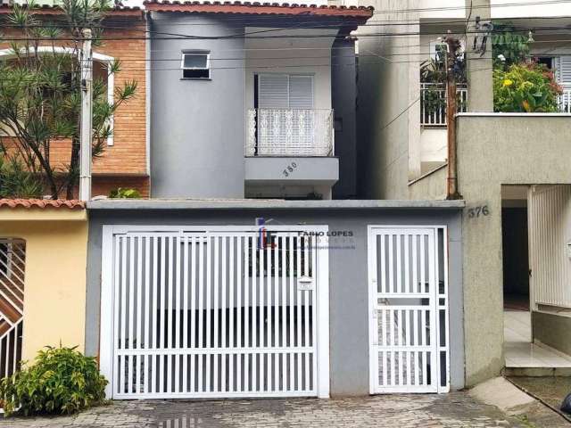 Sobrado com 4 dormitórios - venda por R$ 850.000,00 ou aluguel por R$ 3.673,55/mês - Parque Jaçatuba - Santo André/SP