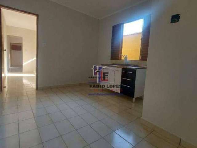 Casa com 1 dormitório para alugar, 50 m² por R$ 1.200,00/mês - Vila Palmares - Santo André/SP