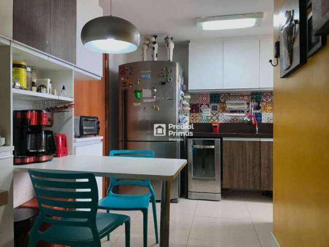 Apartamento com 3 dormitórios à venda, 85 m² por R$ 640.000,00 - Santa Rosa - Niterói/RJ