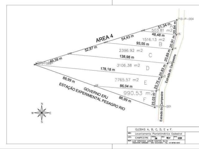 Terreno à venda, 11280 m² por R$ 400.000,00 - Campo do Coelho - Nova Friburgo/RJ