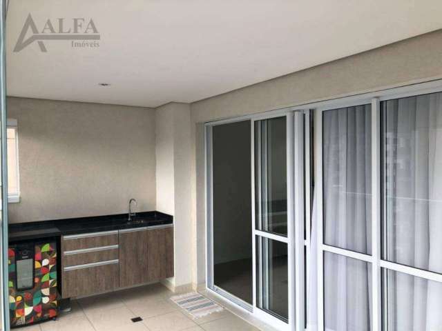 ** Vision Anália Franco - OPORTUNIDADE - Lindo studio em andar alto c/ amplo terraço gourmet - 1 Vaga fixa e livre **