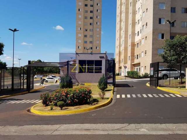 Apartamento no Residencial Viva Bem, Ribeirão Preto  R 1338