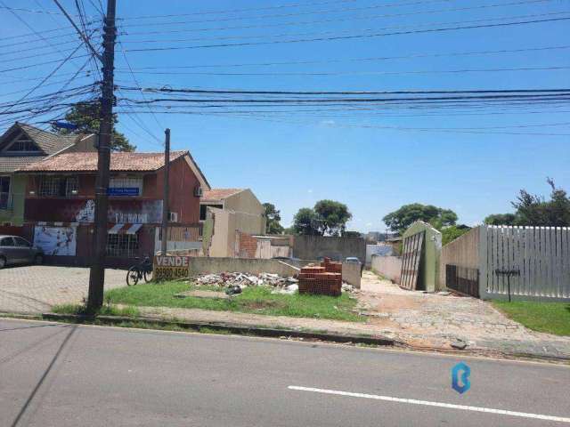 Terreno à venda, 322 m² por R$ 799.000,00 - Novo Mundo - Curitiba/PR