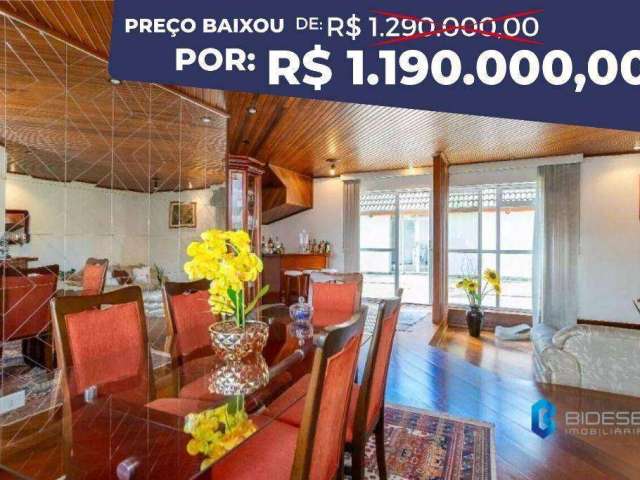 Casa com 4 dormitórios à venda, 317 m² por R$ 1.190.000,00 - Santa Quitéria - Curitiba/PR