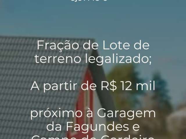 Fração de lote de terreno em ótima localização