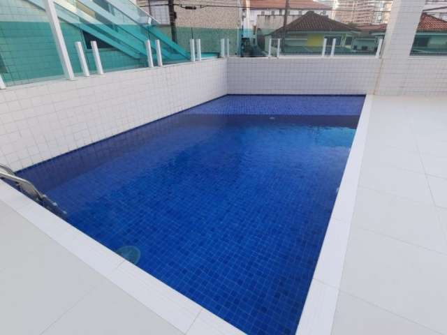 Apto 1 dorm piscina na cobertura 150m do mar