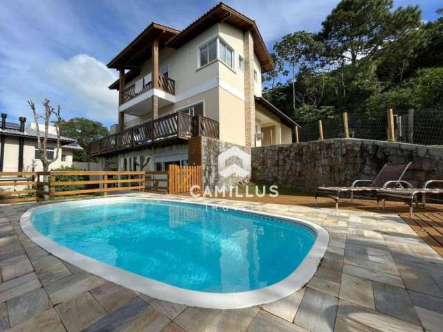 Casa vista mar com 4 dormitórios à venda, 379 m² por R$ 4.990.000 - Campeche - Florianópolis/SC