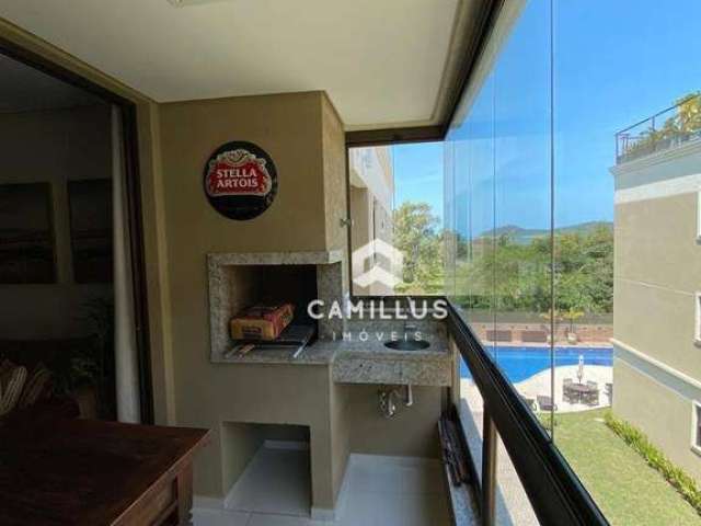 Apartamento vista mar com 2 dormitórios à venda, 90 m² por R$ 1.480.000 - Campeche - Florianópolis/SC