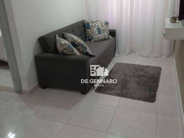 Apartamento com 1 dormitório à venda por R$ 215.000 - Vila Guilhermina - Praia Grande/SP