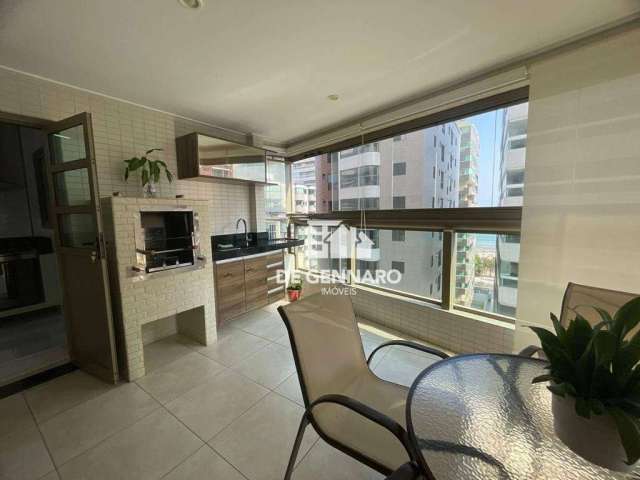 Apartamento com 3 dormitórios à venda, 129 m² por R$ 1.360.000,00 - Canto do Forte - Praia Grande/SP