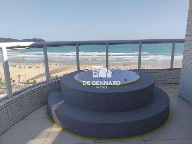 Cobertura Duplex, 3 suítes, 3 vagas,  ha 50 metros do Mar, Praia Grande, Guilhermina