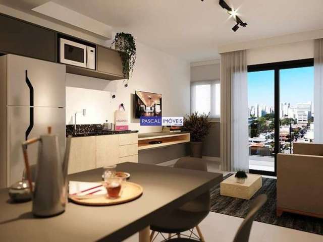 Apartamento com 1 quarto à venda na Rua Cabo Verde, 370, Vila Olímpia, São Paulo, 24 m2 por R$ 470.000