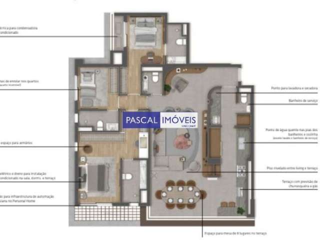 Apartamento com 3 quartos à venda na Rua Itapeva, 342, Bela Vista, São Paulo, 132 m2 por R$ 3.111.400