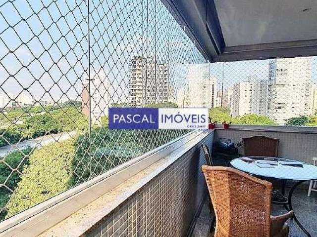 Apartamento com 4 quartos à venda na Alameda Iraé, 184, Moema, São Paulo, 190 m2 por R$ 3.100.000