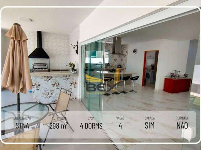 Casa com 4 dormitórios sendo 3 suítes, 4 vagas, com 298 m² em Santana de Parnaíba SP