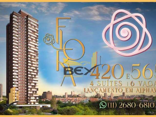 Apartamento com 4 dormitórios à venda, 565 m² por R$ 9.358.840,00 - Alphaville Empresarial - Barueri/SP