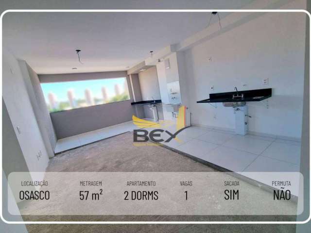 Apartamento com 2 dormitórios à venda, 57 m² por R$ 510.000,00 - Vila Yara - Osasco/SP