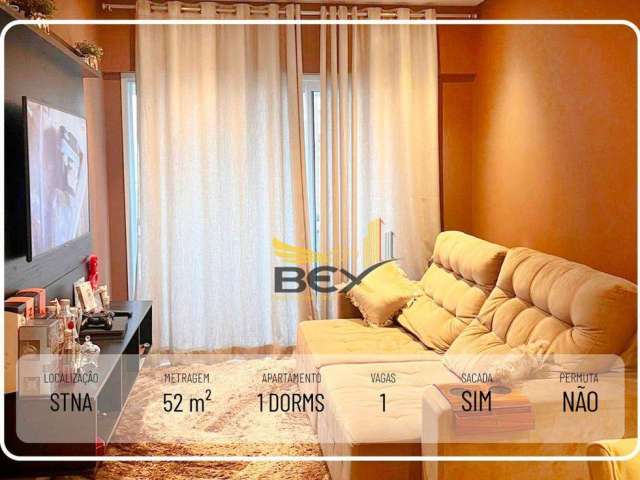 Apartamento com 1 dormitório sendo suíte, 1 vaga, 52m², em Alphaville Santana de Parnaíba SP