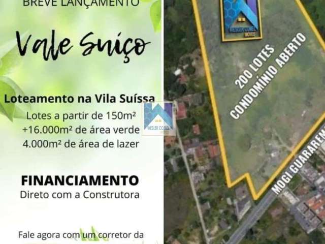 Área Total de 150,00 m², Frente do terreno com 7,50 Metros, Fundos do terreno com 7,50 Metros