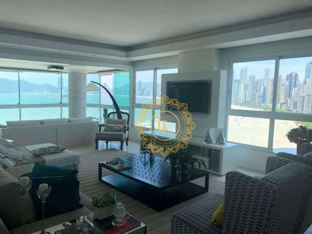 Belíssimo Apartamento Mobiliado com VISTA MAR e RODA RIGANTE, 3 Suítes à venda, 193 m², Frente Mar - Balneário Camboriú/SC