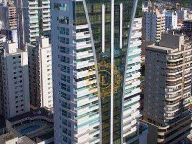 Cobertura Duplex  em Itapema com 417m² privativos, 05 suítes, sendo 02 suítes máster com hidromassagem, elevador priva