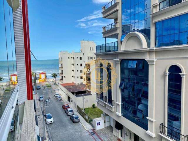 Apartamento quadra mar em Itapema - 3 suítes 2 vagas, vista mar, mobiliado e decorado.