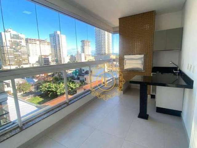 Apartamento  3 suítes, 4 banheiros, 2 vagas de garagem, mobiliado e equipado em itapema - meia praia sc.