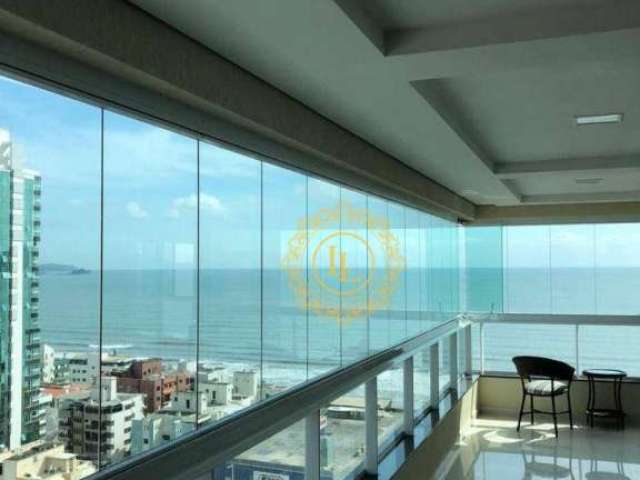 Apartamento com vista mar mobiliado e 5 suítes à venda, Meia Praia - Itapema/SC