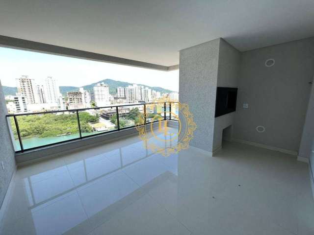 Apartamento com Vista permanente do Mar e 4 suítes à venda, Meia Praia - Itapema/SC