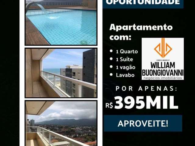 Apartamento fenomenal de 1 quarto com vista para o mar no bairro jardim real