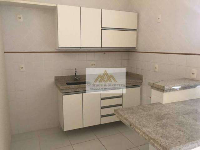 Apartamento com 1 dormitório para alugar, 46 m² por R$ 1.400/mês - Vila Monte Alegre - Ribeirão Preto/SP