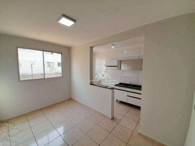 Apartamento com 2 dormitórios para alugar, 47 m² por R$ 1.284,00/mês - Residencial Jequitibá - Ribeirão Preto/SP