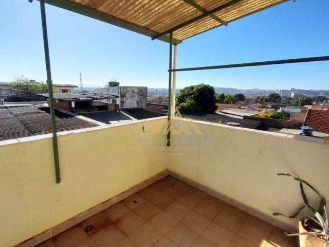 Sobrado com 3 dormitórios para alugar, 100 m² por R$ 1.500,00/mês - Ipiranga - Ribeirão Preto/SP