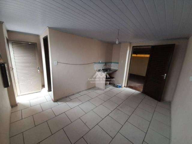 Casa com 1 dormitório para alugar, 70 m² por R$ 800,00/mês - Vila Tibério - Ribeirão Preto/SP