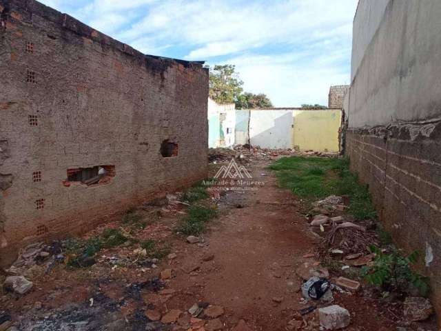 Terreno à venda, 225 m² por R$ 120.000,00 - Ipiranga - Ribeirão Preto/SP