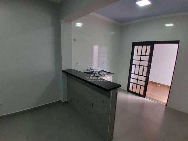 Casa com 2 dormitórios para alugar, 73 m² por R$ 1.985,76/mês - Campos Elíseos - Ribeirão Preto/SP