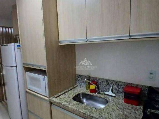 Kitchenette mobiliada com 1 dormitório para alugar, 48 m² por R$ 1.500/mês - Nova Aliança - Ribeirão Preto/SP