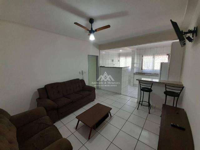 Apartamento com 1 dormitório para alugar, 47 m² por R$ 1.690,00/mês - Presidente Médici - Ribeirão Preto/SP