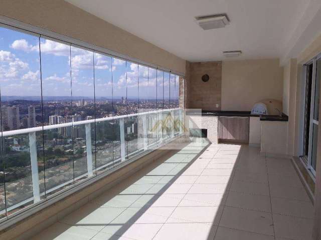 Apartamento com 3 suítes para alugar, 218 m² por R$ 8.421/mês - Bosque das Juritis - Ribeirão Preto/SP