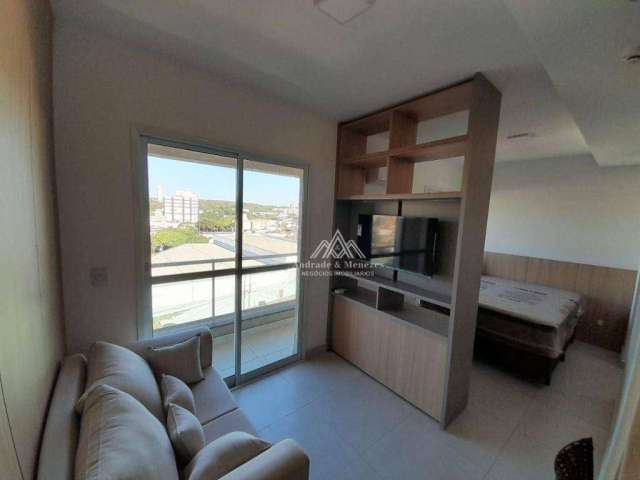 Studio com 1 dormitório para alugar, 35 m² por R$ 2.330,42/mês - Centro - Ribeirão Preto/SP