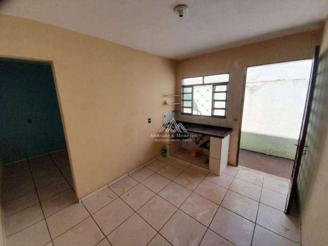 Casa com 1 dormitório para alugar, 35 m² por R$ 550,00/mês - Parque Ribeirão Preto - Ribeirão Preto/SP