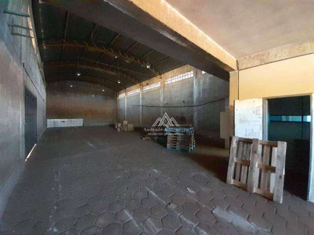 Galpão para alugar, 326 m² por R$ 4.681,09/mês - Vila Carvalho - Ribeirão Preto/SP