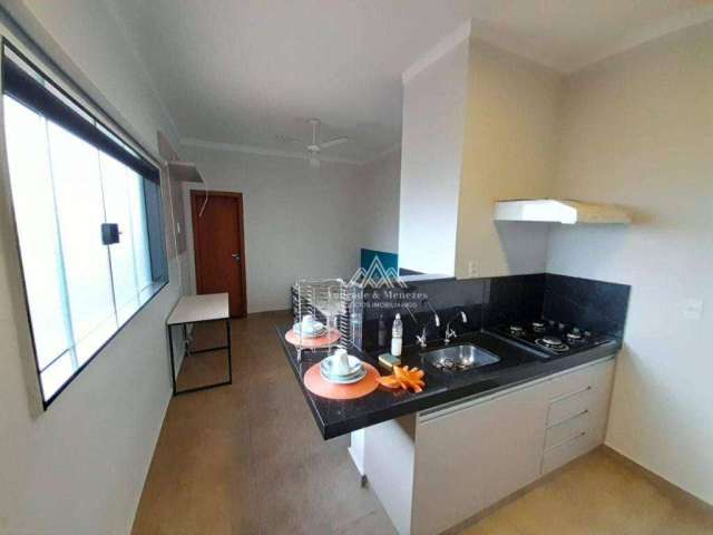 Kitnet com 1 dormitório para alugar, 27 m² por R$ 1.000/mês - Vila Monte Alegre - Ribeirão Preto/SP