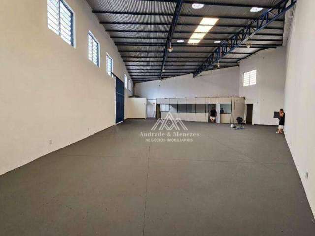 Galpão para alugar, 286 m² - Residencial e Comercial Palmares - Ribeirão Preto/SP