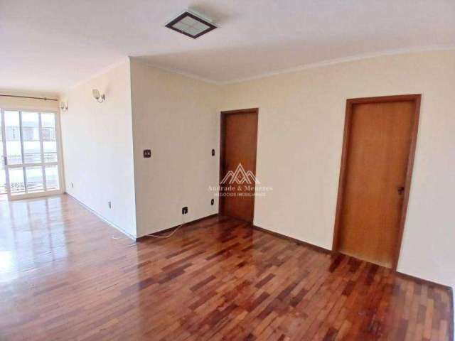 Apartamento com 3 dormitórios para alugar, 134 m² por R$ 1700/mês - Centro - Ribeirão Preto/SP