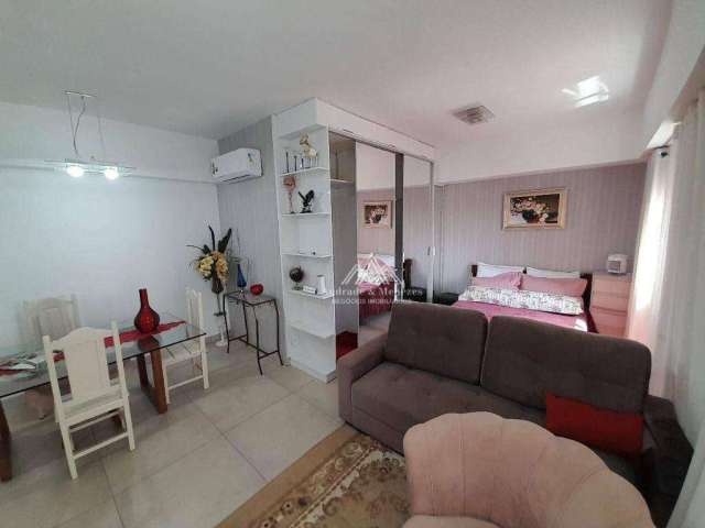 Flat mobiliado com 1 dormitório para alugar, 59 m² por R$ 2980/mês - Jardim América - Ribeirão Preto/SP