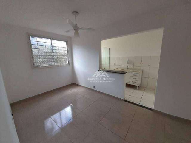 Apartamento com 2 dormitórios para alugar, 46 m² - Ipiranga - Ribeirão Preto/SP