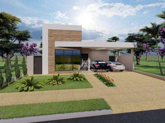 Casa com 3 dormitórios à venda, 174 m² por R$ 1.220.000,00 - Cond. Quinta dos Ventos - Ribeirão Preto/SP