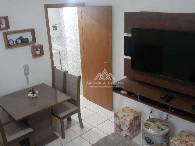 Apartamento com 2 dormitórios à venda, 48 m² por R$ 144.000,00 - Quintino Facci II - Ribeirão Preto/SP